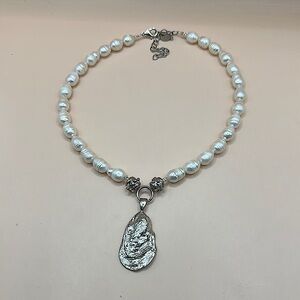 Susan Shaw Oyster and Pearl Necklace